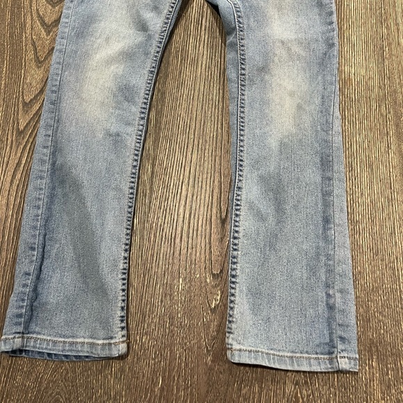 Levis Jeans Boys Straight Leg Mid Rise Light Wash Cotton Denim Blue Size 12 - Picture 4 of 9